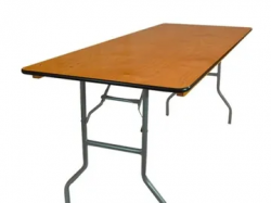 8' Tables Wooden