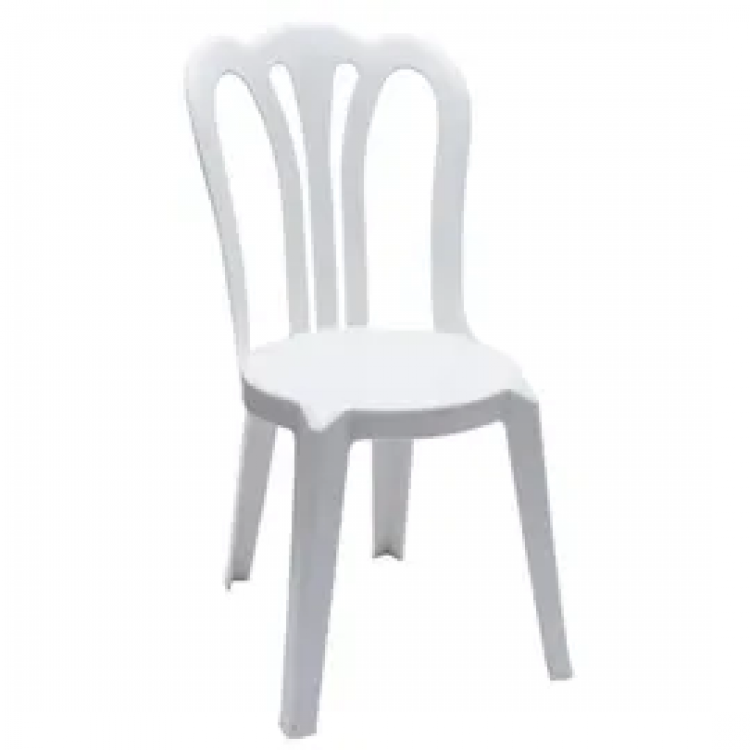 White Plastic Bistro Chairs