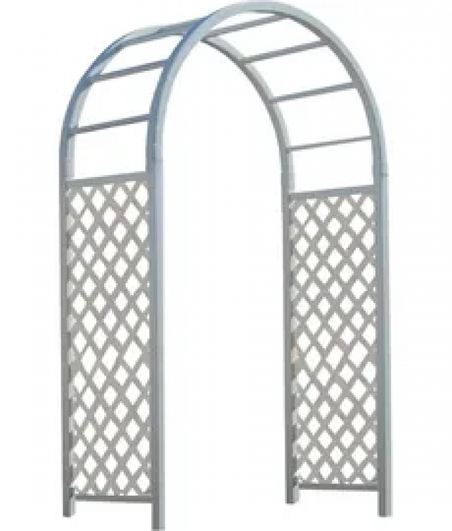 White Plastic Latice Arch
